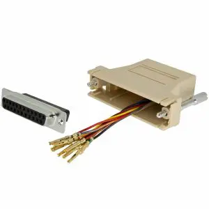 Modular Adapter- DB25 Female – RJ45 Adapter – 8P/8C/USOC