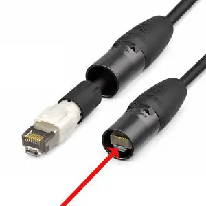 Neutrik TOP - etherCON to etherCON - Retractable Cable