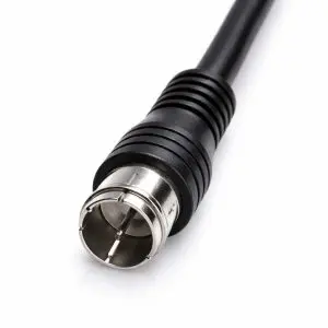 Coax Cable - F Connector - F Male to F Male - 75 Ohm - RG59U - Quick Connect