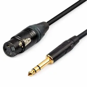 Neutrik XLR - Female to 1/4" Plug - Cable