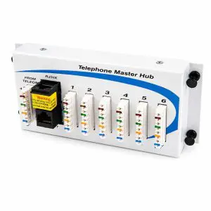 Residential Wiring - 8 Port Telephone Master Hub