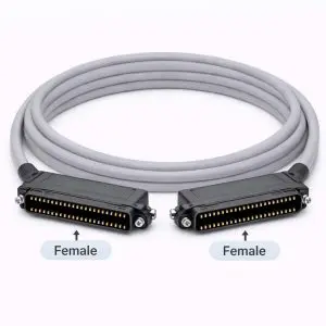 64 Pin Telco DS1/T1 Cable - 90° Female to 90° Female - CMR - Cat3