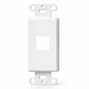 Keystone Wall Plate Insert - 1 Port