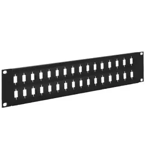 DB9 - 32 Port - Feedthru Panel - 2U - Unloaded