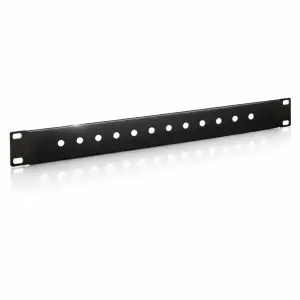 F Connector – 12 Port - Feedthru Panel – 1U – Unloaded