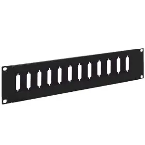 DB25 - 12 Port - Feedthru Panel - 2U - Unloaded