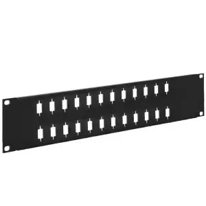DB9 - 24 Port - Feedthru Panel - 2U - Unloaded