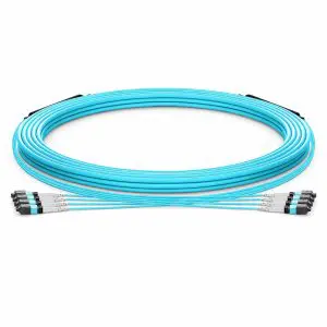 OM3 MTP 32 Fibers — Multi-Mode Fiber Trunk Cable — UPC Male — Type B