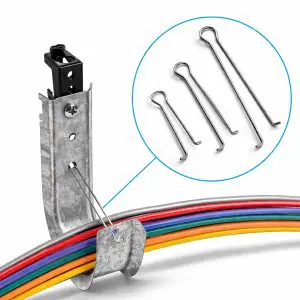 J-Hook - 1.3" Retaining Clip - Pack of 50