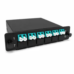 OM4 (MTP) 12 Fiber — 12 LC Duplex LGX Cassette