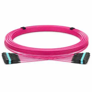 OM4 (MPO) 12-144 Fiber - Multi-Mode Duplex Fiber Trunk Cable - OFNR - Type A
