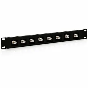 F Connector – 8 Port - Feedthru Panel – 1U – Loaded