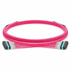 OM4 MTP 96 Fibers — Multi-Mode Fiber Trunk Cable — UPC Female — Type B