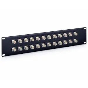 BNC – 24 Port - Feedthru Panel – 2U – Loaded