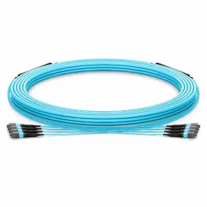 OM3 MTP 48 Fibers — Multi-Mode Fiber Trunk Cable — UPC Female — Type B