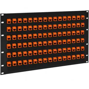 Keystone - 96 Port - Cat6 - Patch Panel - 6U - Loaded