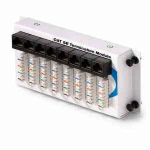 Residential Wiring - 8 Port Cat5E Termination Module