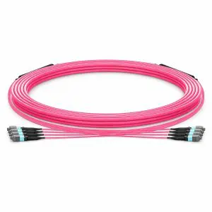 OM4 MTP 48 Fibers — Multi-Mode Fiber Trunk Cable — UPC Male — Type A
