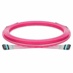 OM4 MTP 32 Fibers — Multi-Mode Fiber Trunk Cable — UPC Male — Type B