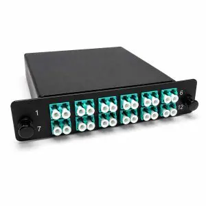 OM4 (MTP) 24 Fiber — 24 LC Duplex LGX Cassette