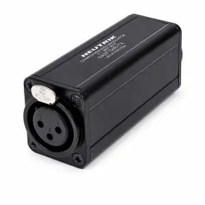 Adapter – Neutrik XLR Female to RCA Transformer Balancing Adapter – NA2F-D0B-TX
