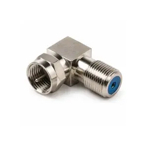 F Connector Male - F Connector Female - 90 Degree
