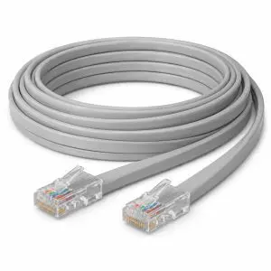 Flat Satin Cable – RJ45 – 8 Position – 8 Wire