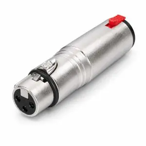 Adapter – Neutrik XLR Female to Stereo 1/4" Locking Jack Adapter – NA3FJ