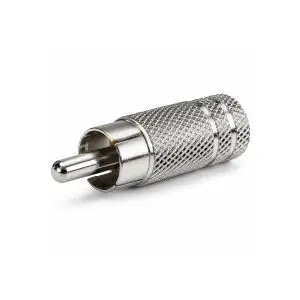 RCA Plug with Metal Sleeve