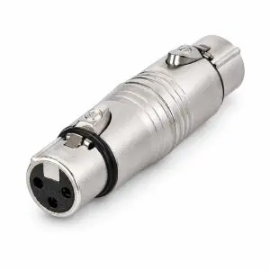 Adapter – Neutrik XLR Female to XLR Female Gender Changer – NA3FF