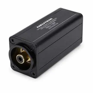 Adapter – Neutrik XLR Male to RCA Transformer Balancing Adapter – NA2M-D0B-TX
