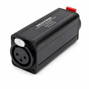Adapter – Neutrik XLR Female to 1/4" Transformer Balancing Adapter – NA2F-J-TX