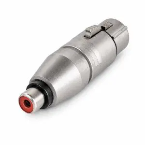 Adapter – Neutrik XLR Female to RCA Phono Socket Adapter – NA2FPMF