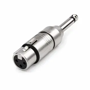 Adapter – Neutrik XLR Female to Mono 1/4" Plug Adapter – NA2FP