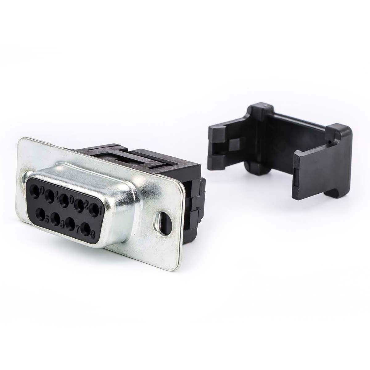 DB9 Block - IDC Flat Cable Crimp - Female - Gruber Communications