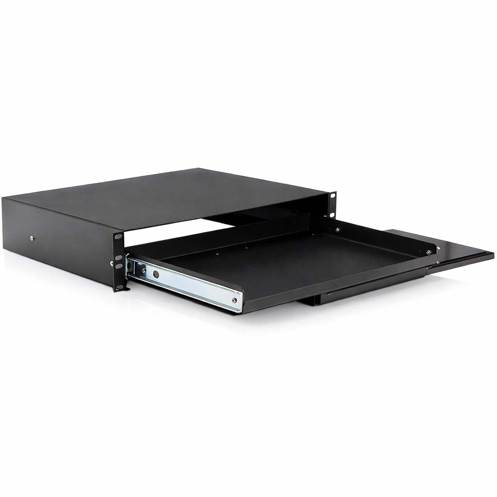 Keyboard Shelf with Mousepad - Flush Mount Cabinet Version - 2U ...