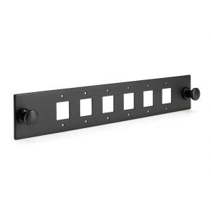 MTRJ Fiber Adapter Panel - 6 Position - Unloaded LGX Style