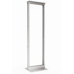 7' Two Post Aluminum Network Rack - Mill Finish - 19" (42U)