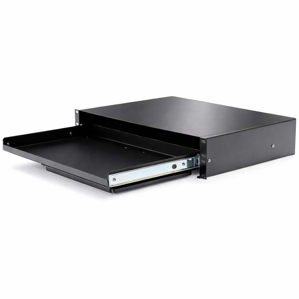 Keyboard Shelf with Mousepad - Flush Mount Cabinet Version - 2U ...