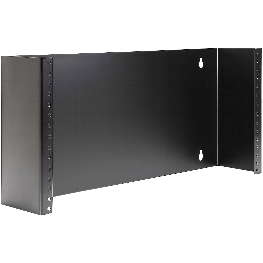 Hinged Wall Mount Bracket with Pemnuts - 5U - 4