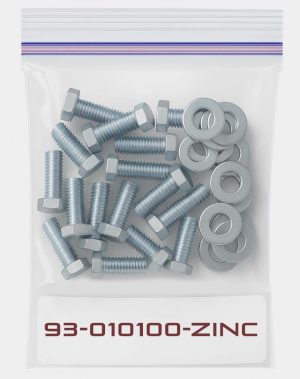 3/8 x 16 x 1 Grade 8 Bolt and Washer Rack Assembly Bolt Kit - Qty 12