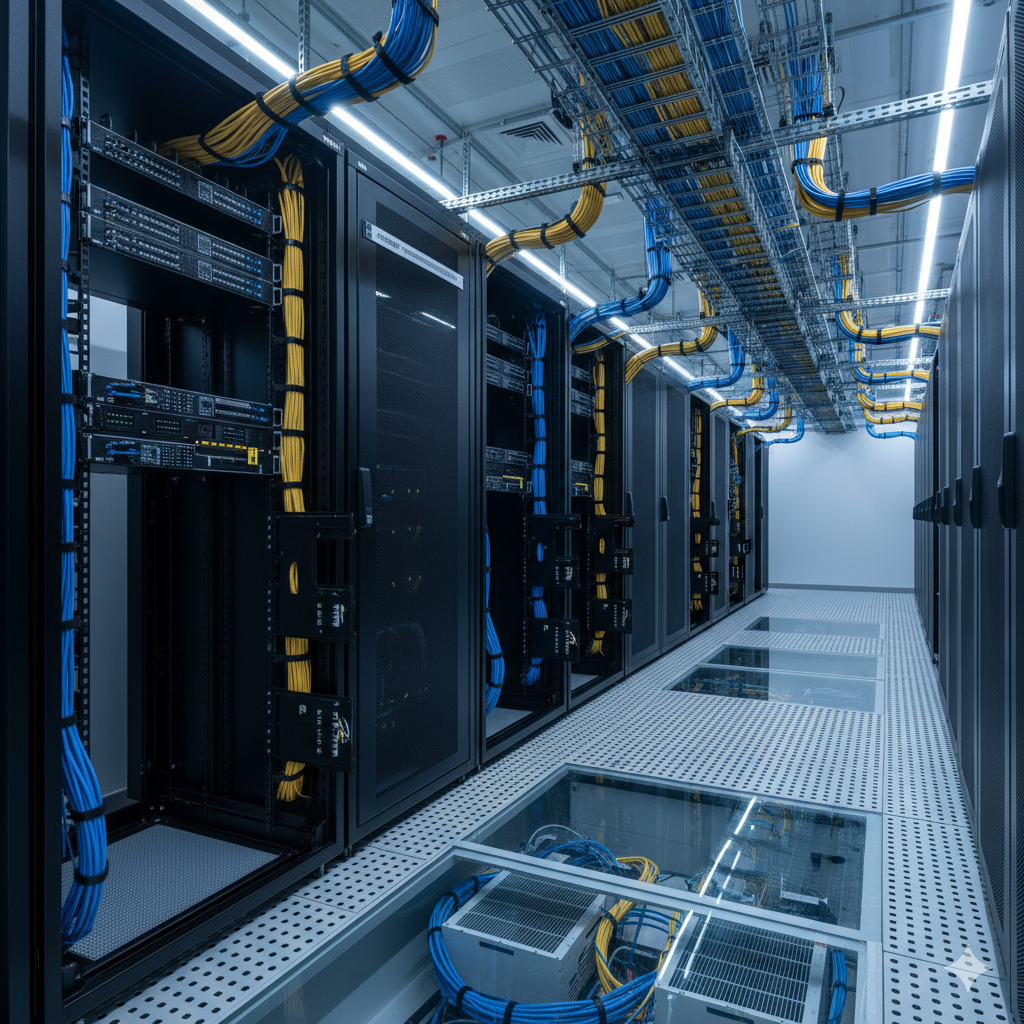 Effective cable management improves airflow, cooling, and reliability. Gruber offers custom cable and metal solutions to boost performance and system efficiency.