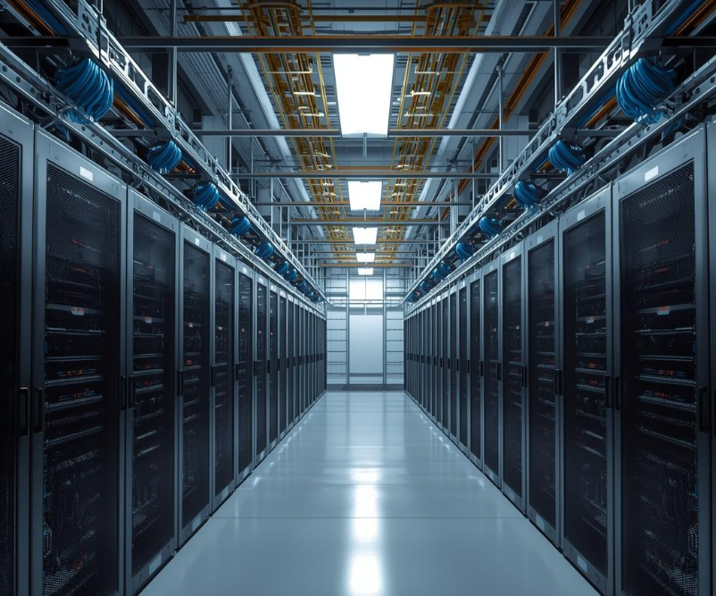 ladder Rack in a data center